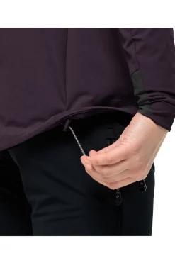 Hot Jack Wolfskin Softshell Jas Alpspitze Hoodie W Dark Purple/Lilac