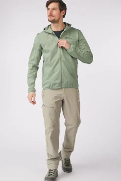 Fashion Jack Wolfskin Softshell Jas Feldberg Hoodie M Eucalyptus