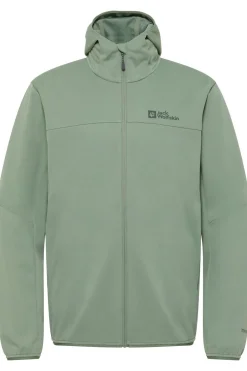 Fashion Jack Wolfskin Softshell Jas Feldberg Hoodie M Eucalyptus