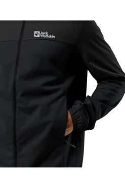 Fashion Jack Wolfskin Softshell Jas Feldberg Softshell Black