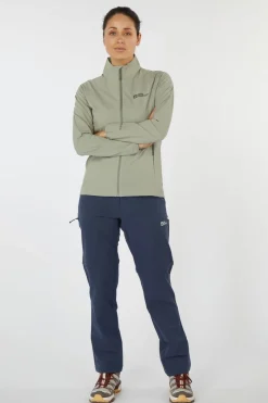 Sale Jack Wolfskin Softshell Jas Prelight Stride Jkt W Mint Leaf