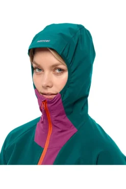 Softshell Jas Alpspitze Hoodie W-Jack Wolfskin Discount