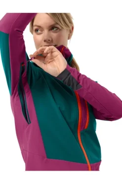 Softshell Jas Alpspitze Hoodie W-Jack Wolfskin Discount