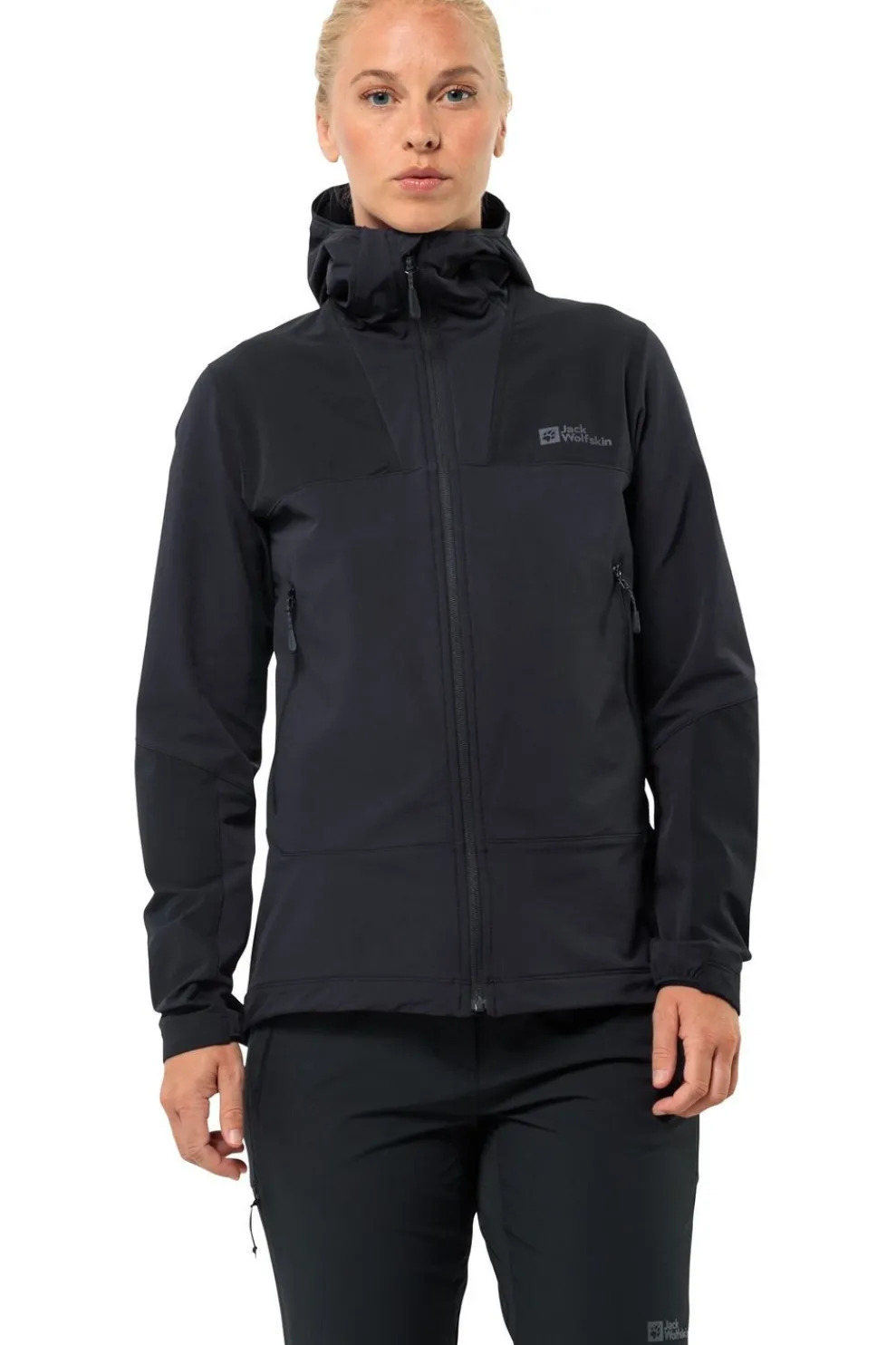 Fashion Jack Wolfskin Softshell Jas Andur Black