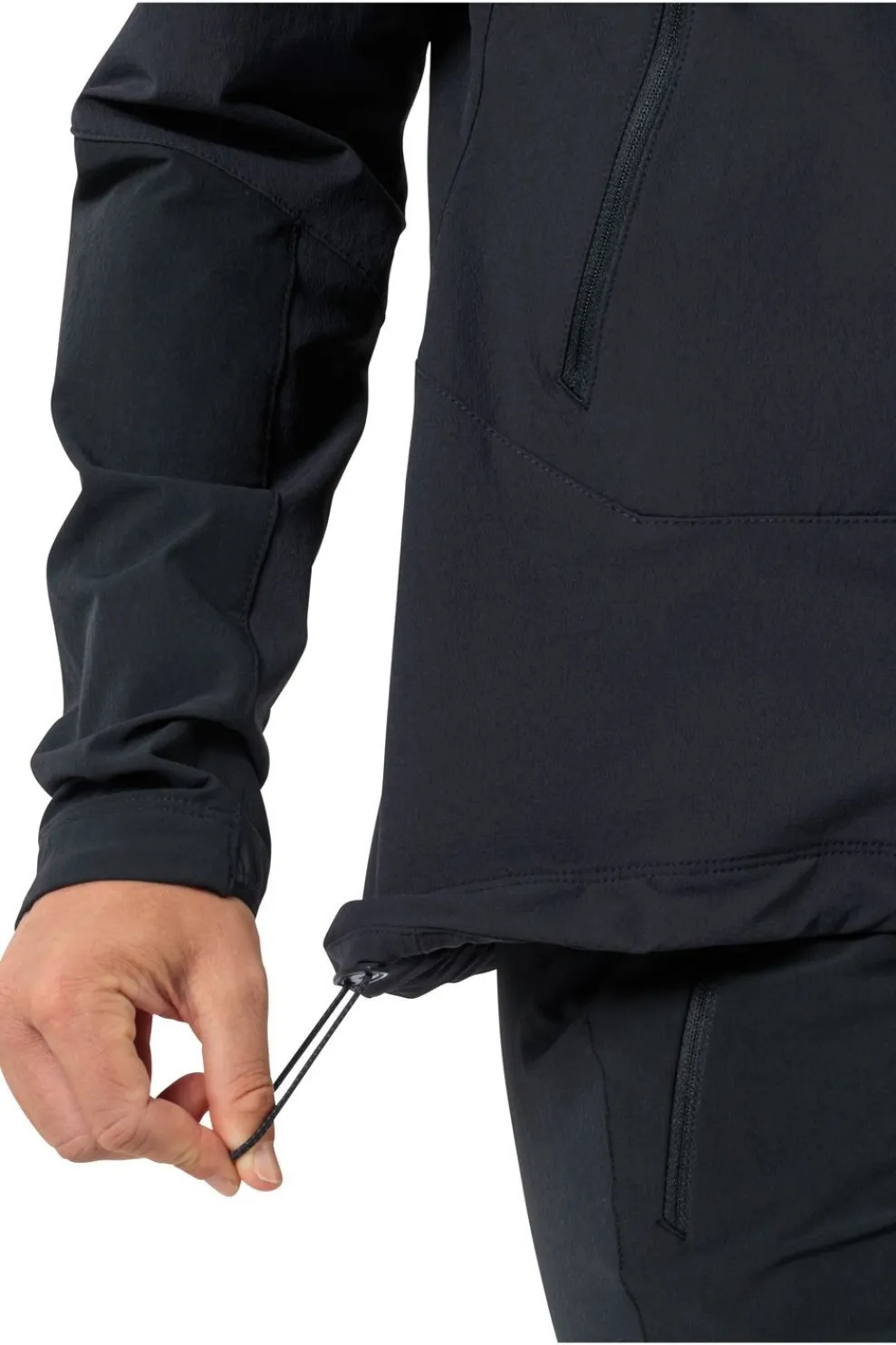 Fashion Jack Wolfskin Softshell Jas Andur Black