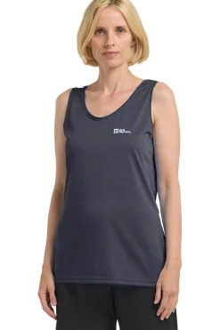 Discount Jack Wolfskin Top Crosstrail Tank Graphite