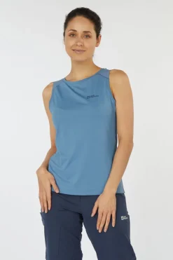 Sale Jack Wolfskin Top Prelight Chill Tank Elemental Blue