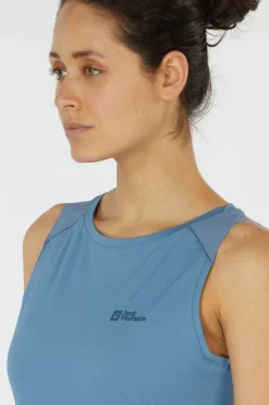 Sale Jack Wolfskin Top Prelight Chill Tank Elemental Blue