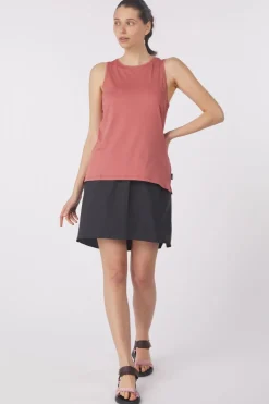 Fashion Jack Wolfskin Top Travel Top W Mineral Red Heather