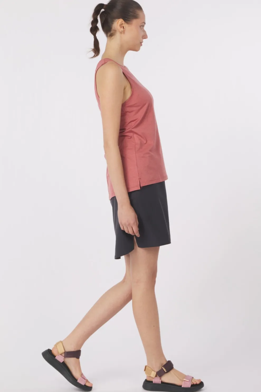 Fashion Jack Wolfskin Top Travel Top W Mineral Red Heather