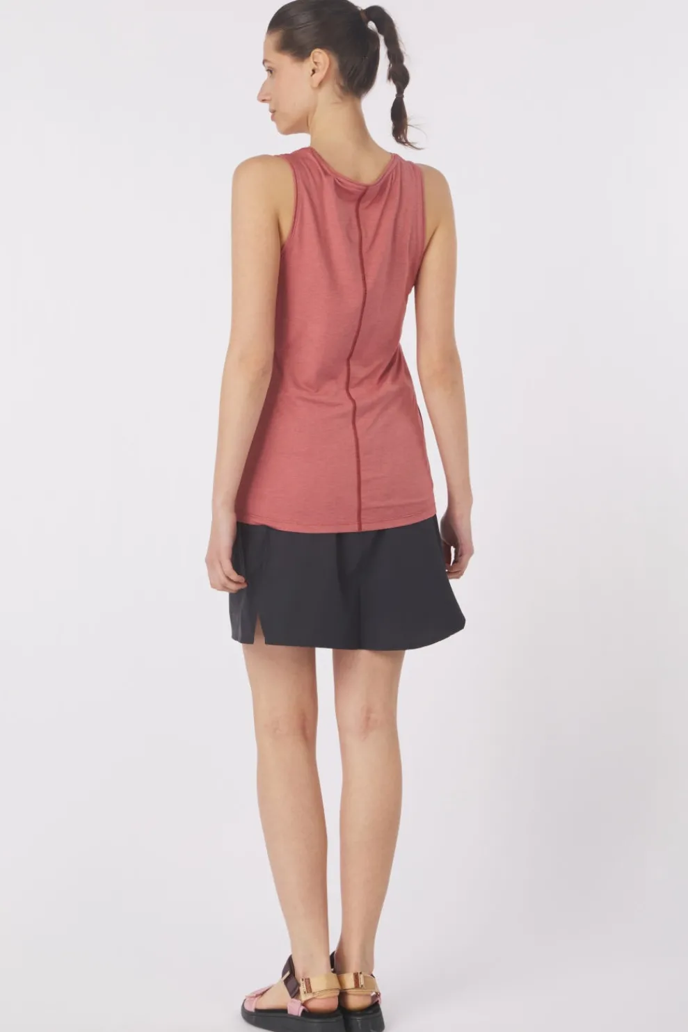 Fashion Jack Wolfskin Top Travel Top W Mineral Red Heather