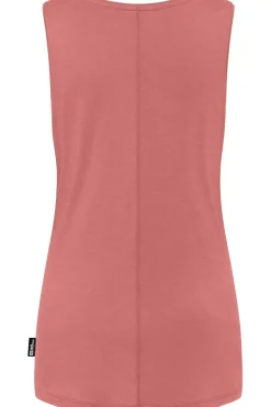 Fashion Jack Wolfskin Top Travel Top W Mineral Red Heather