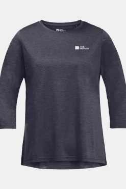 T-Shirt Crosstrail 3/4 Sleeve Tee-Jack Wolfskin Online