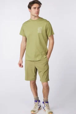Hot Jack Wolfskin T-Shirt Jack Tent Tee Bay Leaf
