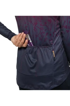 T-Shirt Morobbia Fz L/S Print W-Jack Wolfskin Fashion