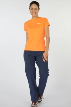 Fashion Jack Wolfskin T-Shirt Prelight Trail Tee Digital Orange