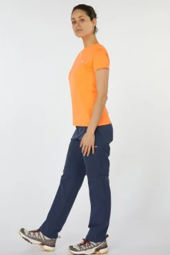 Fashion Jack Wolfskin T-Shirt Prelight Trail Tee Digital Orange