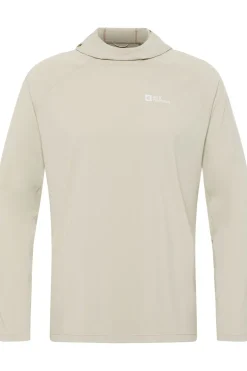 New Jack Wolfskin T-Shirt Prelight Swift Hoodie M Seal