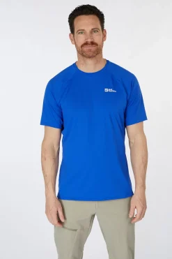 Clearance Jack Wolfskin T-Shirt Prelight Swift T M Vibrant Blue