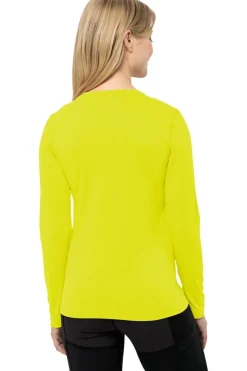 Best Jack Wolfskin T-Shirt Sky Thermal L/S Lime Green