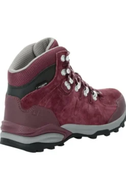Clearance Jack Wolfskin Wandelschoenen Refugio Texapore Dark Maroon