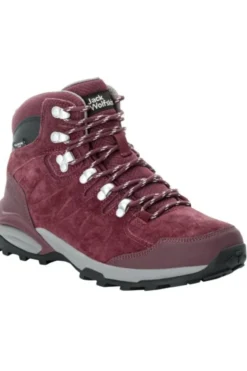 Clearance Jack Wolfskin Wandelschoenen Refugio Texapore Dark Maroon