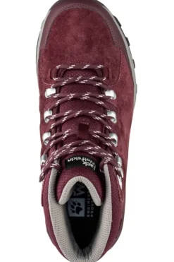 Clearance Jack Wolfskin Wandelschoenen Refugio Texapore Dark Maroon