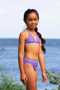 New Just Beach Bikini Triangle Aztec Stripe