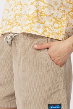 Best Kavu Short All Decked Out Cord Shorts Greige