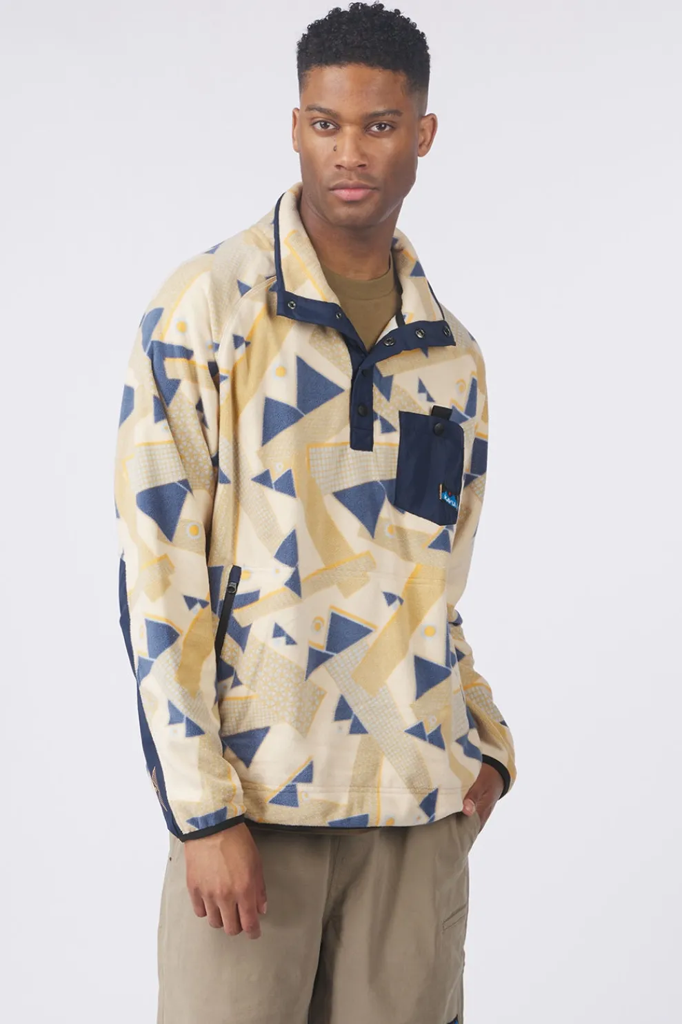 Best Kavu Trui Teannaway Pullover Patchwork Mountain