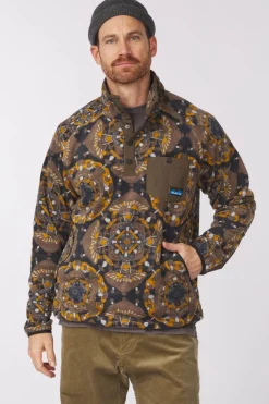 Discount Kavu Trui Teannaway Pullover Mushroom Montage