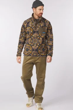 Discount Kavu Trui Teannaway Pullover Mushroom Montage