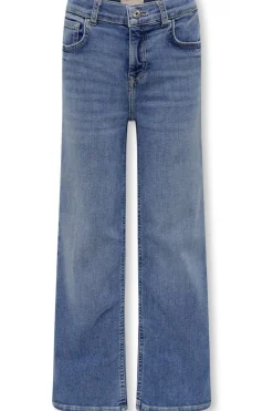 Discount Kids Only Jeans Kogmadison Blush Wide Cro37 Medium Blue Denim