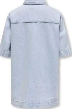 Sale Kids Only Jurk Sophie Oversize Azg Light Blue Denim