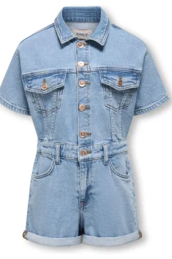 Hot Kids Only Playsuit Castel Azg Medium Blue Denim