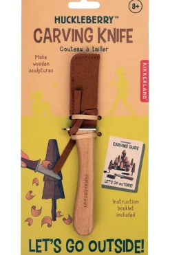 New Kikkerland Speelgoed Hb Carving Knife mid brown