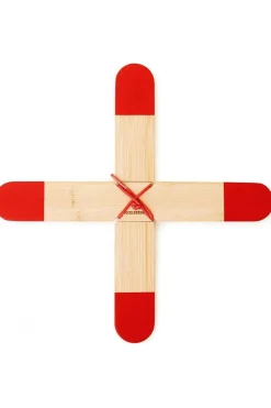 Clearance Kikkerland Speelgoed Huckleberry Pocket Boomerang light brown/mid red