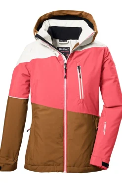 Fashion Killtec Ski-Jas Ksw 331 Grls Ski Jckt Neon-Coral