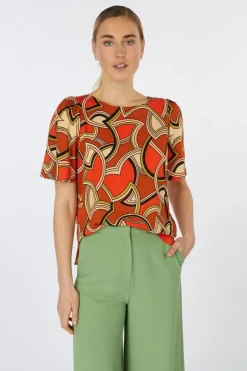 Blouse Lizzy Top Mellow Dobby-King Louie Hot