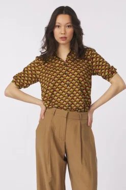 Outlet King Louie Hemd Carina Blouse Toulouse Otter