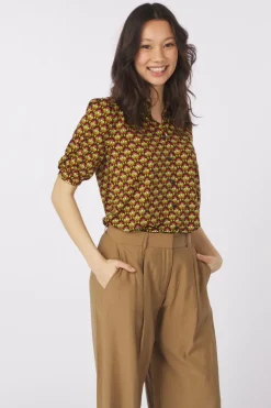 Outlet King Louie Hemd Carina Blouse Toulouse Otter