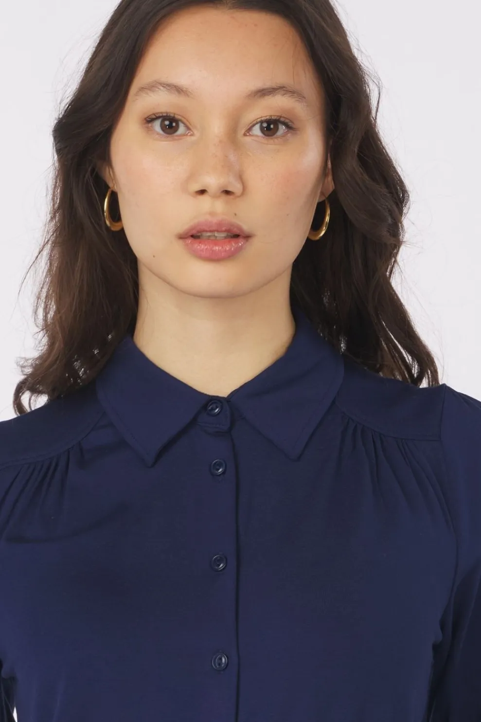 Best King Louie Hemd Carina Blouse Viscose Light Otter