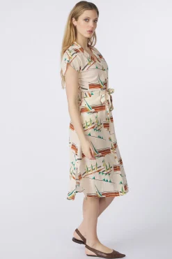 Outlet King Louie Jurk Irene Dress Antibes Cream