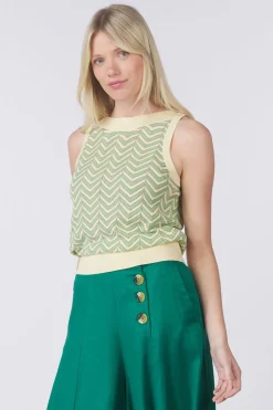 Best King Louie Top Nicky Top Hoops Nile Green