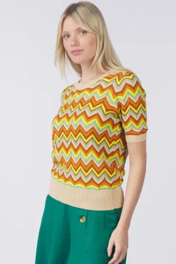 New King Louie Trui Agnes Top Punta Nile Green