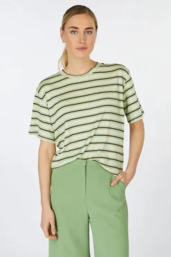 T-Shirt Boxy Tee Seaside Stripe-King Louie Hot