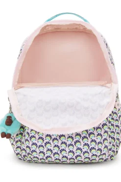 New Kipling Dagrugzak Seoul Lap 27l Geo Shell