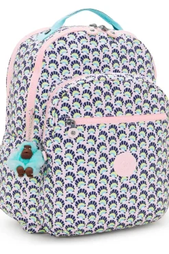 New Kipling Dagrugzak Seoul Lap 27l Geo Shell