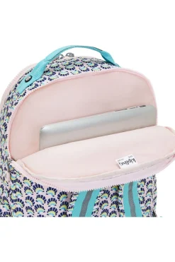 New Kipling Dagrugzak Seoul Lap 27l Geo Shell