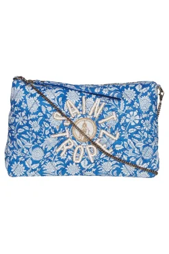 Best Kiwi Strandtas Pochette Class Perle St Tropez Indigo Blue